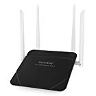 Wireless Router Long Range Ac 1200Mbps High Speed WiFi to Router Dual Band with 4 Lan Ports for Home Office Gaming Internet Only Router