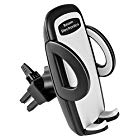 Beam Electronics Universal Smartphone Car Air Vent Mount Holder Cradle Compatible with iPhone X 8 8 Plus 7 7 Plus SE 6s 6 Plus 6 5s 5 4s 4 Samsung Galaxy S6 S5 S4 LG Nexus Sony Nokia and More…