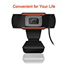 Usb Webcam, Cimkiz Plug and Play Web Camera with Microphone for Video Calling and Recording for PC Desktop Laptop Mac A870