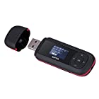 AGPtEK U3 Usb Stick Mp3 Player, Music Player with USB Flash Drive, Recording, FM Radio, Supports up to 64GB, Black