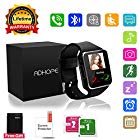 Bluetooth Smart Watch Touchscreen with Camera, Unlocked Watch Cell Phone with Sim Card Slot, Smart Wrist Watch, Waterproof Smartwatch Phone for Android Samsung IOS Iphone 7 Plus 6S (Black)