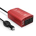 BESTEK Power Inverter DC 12V to AC Car Inverter with 4.2A Dual USB Car Adapter 300W 110V