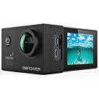 DBPOWER Action Camera , 14MP HD WiFi Waterproof Sports Cam 2 Inch LCD Screen , Degree Wide Angle Lens , 98ft Underwater DV Camcorder With 16 Accessories Kits (A-Action camera) EX5000 1080P 170