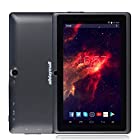 Alldaymall 7” Tablet Android 4.4 Quad Core HD 1024×600, Dual Camera Bluetooth Wi-Fi, 8GB 3D Game Supported – Black (Third Generation)