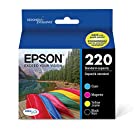 Epson T220120-BCS DURABrite Ultra Black & Color Combo Pack Standard Capacity Cartridge Ink (WF-2760, WF-2750, WF-2660, WF-2650, WF-2630, XP-424, XP-420, XP-320)