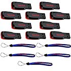 SanDisk Cruzer Blade 8GB (10 pack) USB 2.0 Flash Drive Jump Drive Thumb Drive SDCZ50-008G-10PK w/ (5) Everything But Stromboli (TM) Lanyard